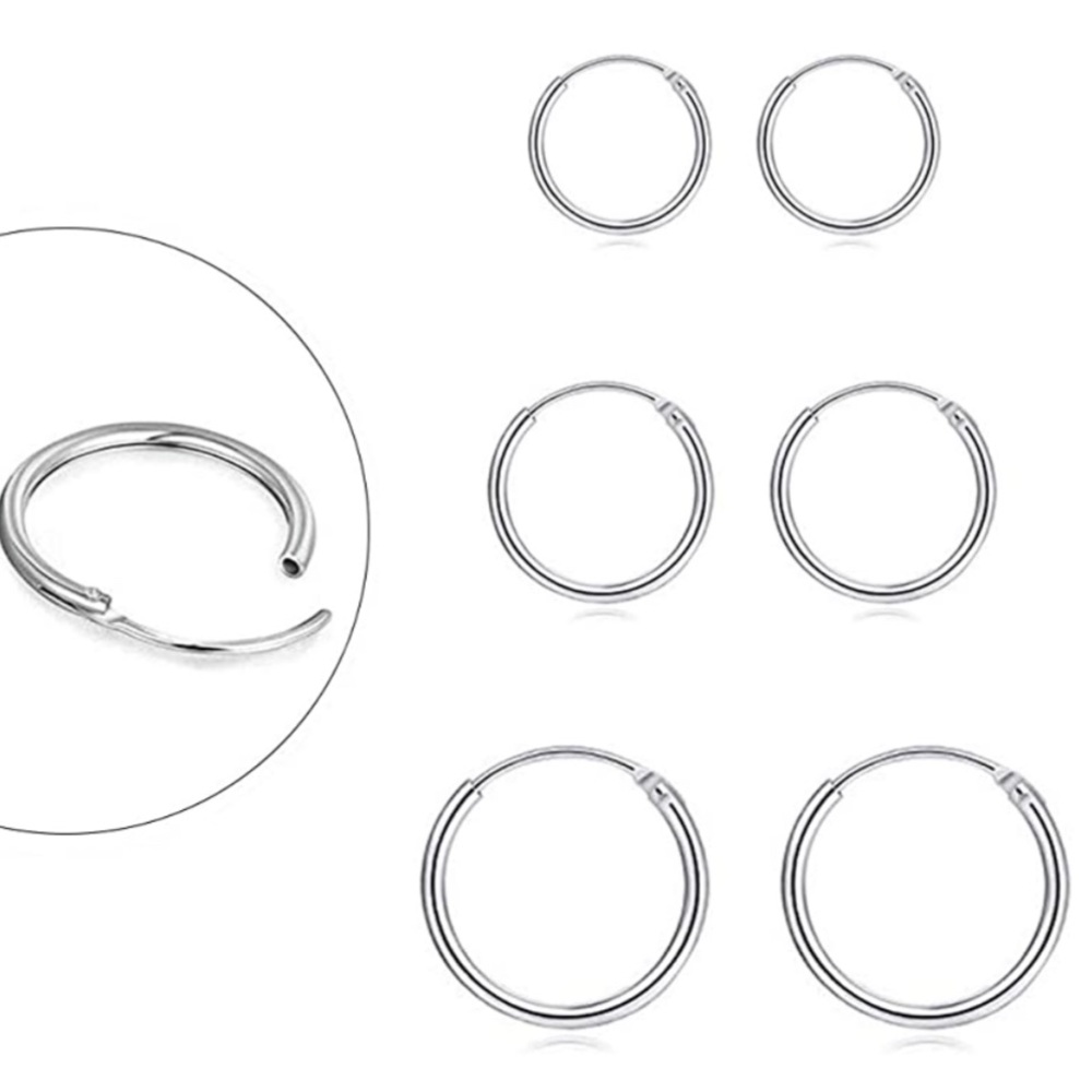 Sterling Silver Earrings (2 Pair)